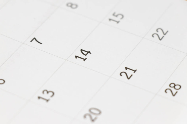 Календарь внимания на фоне номер 14 (Концепция на 14 февраля, с Днем Святого Валентина
) - Фото, изображение