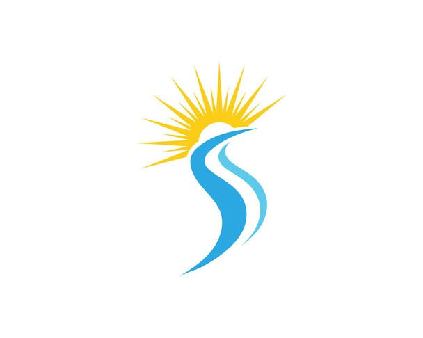 Шаблон логотипа S - Вектор,изображение