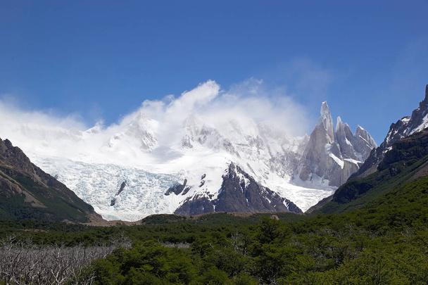 Cerro Torre Group at the Los Glaciares National Park, Argentina - Photo, Image