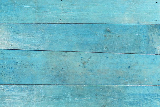 The old blue wood texture with natural patterns - Фото, изображение