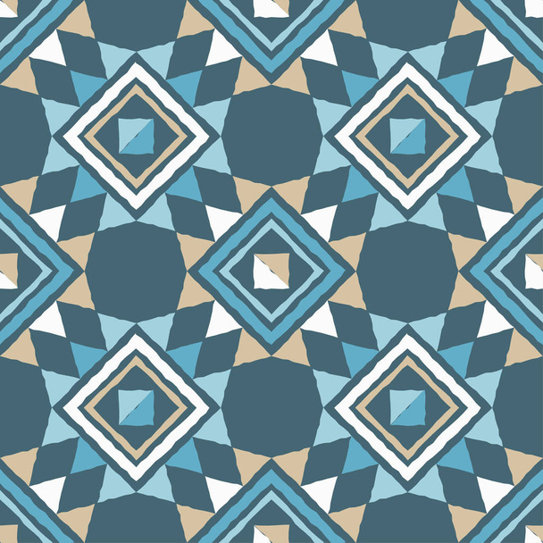 Ethnic boho seamless pattern. Scribble texture. Folk motif. Textile rapport. - Vetor, Imagem