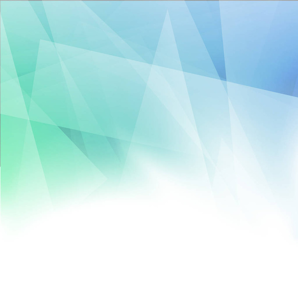 геометричне синьо-зелене компонування кольору
 - Вектор, зображення