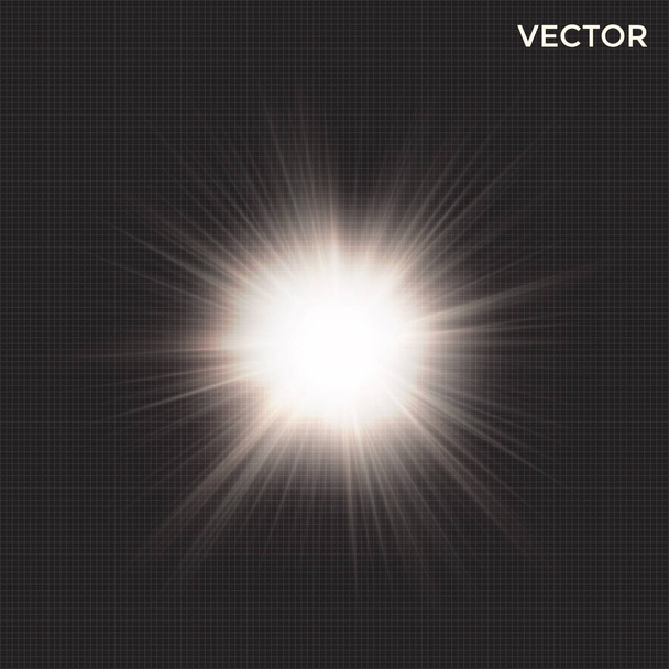 Starburst-Vektor, transparenter Lichteffekt - Vektor, Bild