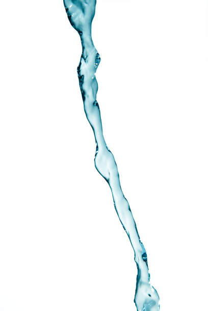 Сплеск води на білому тлі
 - Фото, зображення