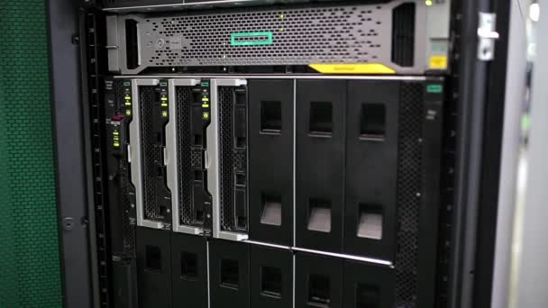 Server hardware in operation - Footage, Video
