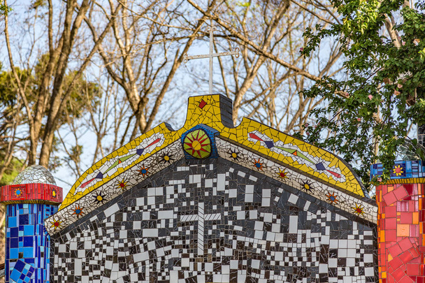 Mosaico arte em São Vento do Sapucai, São Paulo - Brasil
 - Foto, Imagem