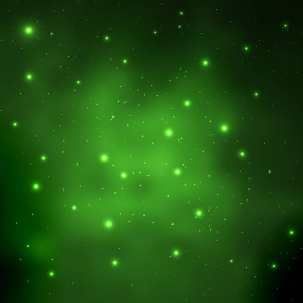 abstrakter Vektorhintergrund mit Nachthimmel und Sternen - Vektor, Bild