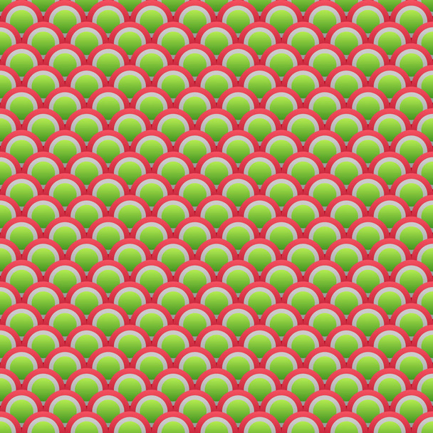 Λαϊκή απρόσκοπτη χρώμα μοτίβο από κύκλοι και άλλα γεωμετρικά σχήματα - Φωτογραφία, εικόνα
