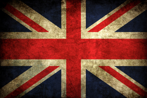 Vintage Yhdistyneen kuningaskunnan lippu
 - Valokuva, kuva