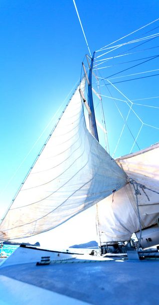 στην Αυστραλία η έννοια της πλοήγησης και την ταχύτητα ανέμου με την ιστιοπλοΐα - Φωτογραφία, εικόνα