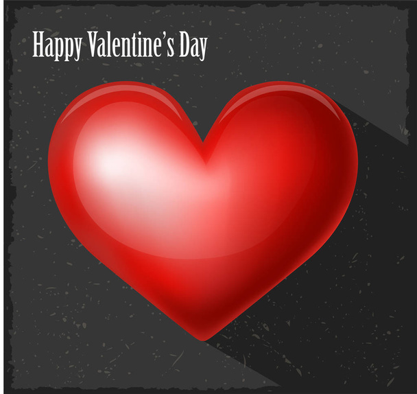 Valentine's Day card - Vector, imagen