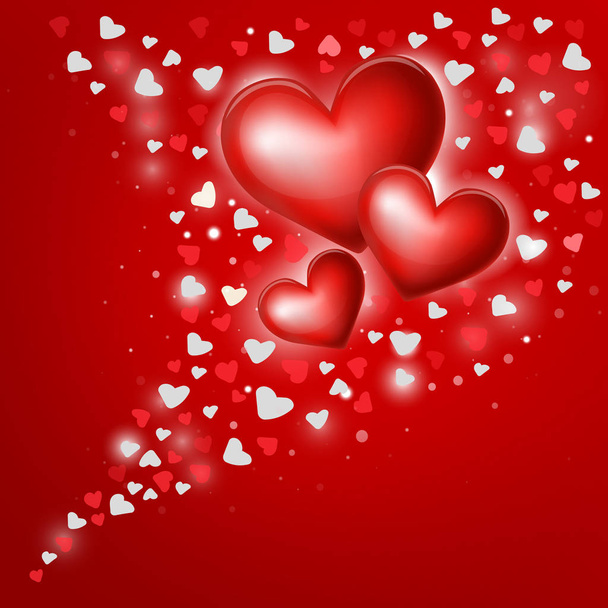 Cartão de Dia dos Namorados - Vetor, Imagem