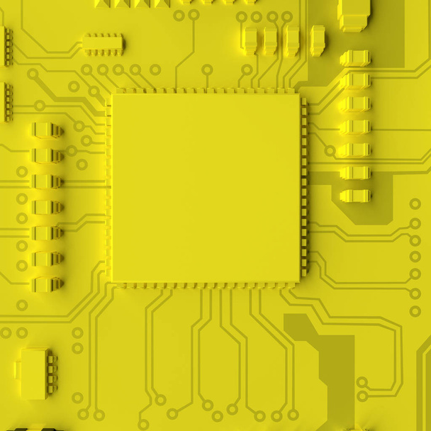 Placa de circuito concepto mínimo. Contexto tecnológico
 - Foto, imagen