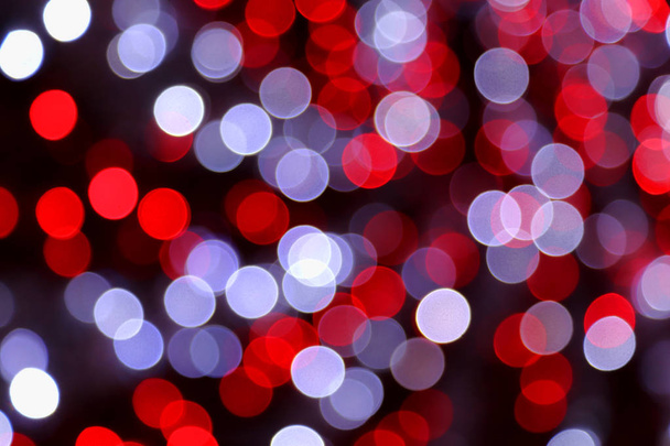 Bright unfocused holiday color lights - Photo, Image
