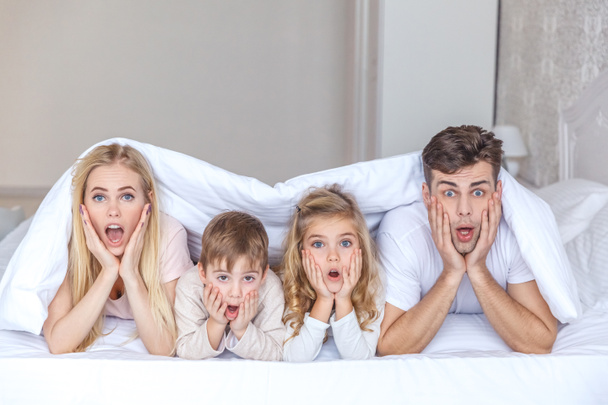 Shocked family - Foto, Imagen