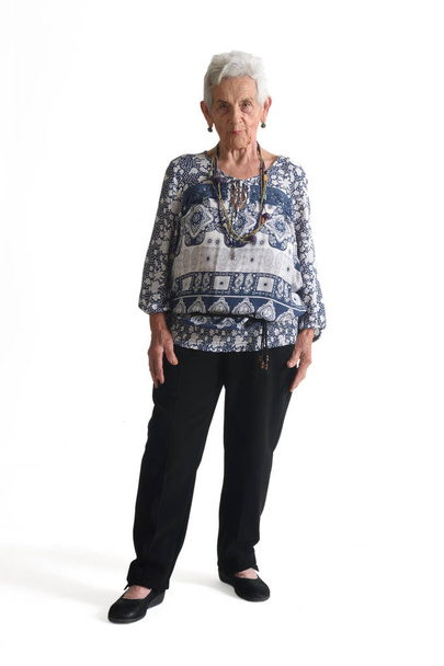 full portrait of a senir woman - Фото, зображення