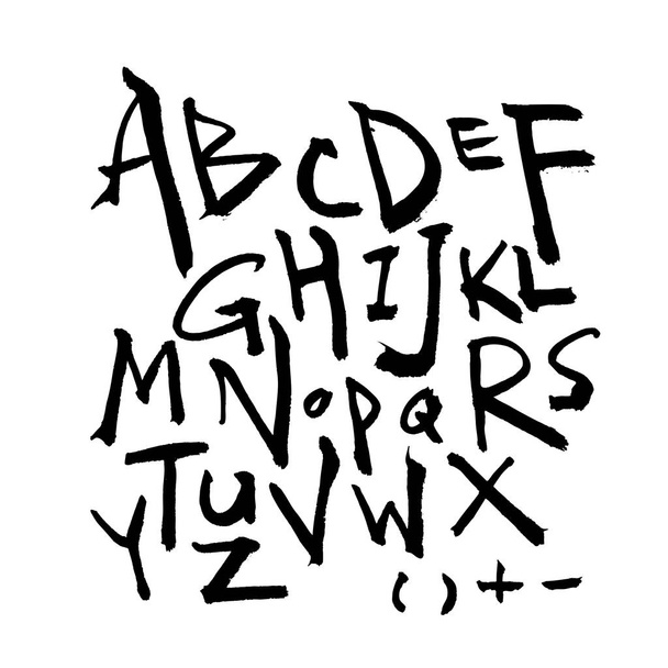 Vector fonts / Handwritten calligraphy  - ベクター画像