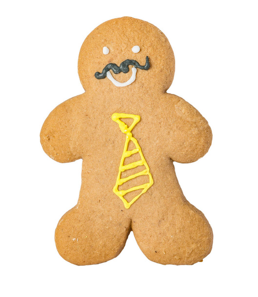 Gingerbread cookies on white background - Photo, Image