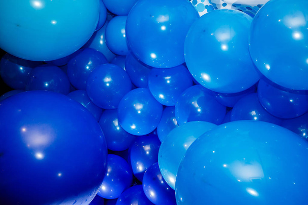 Parte azul globos fondo
 - Foto, imagen