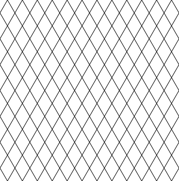 Seamless diamonds pattern. Latticed geometric texture. - Vector, Image