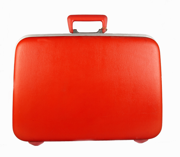 rode koffer - Foto, afbeelding