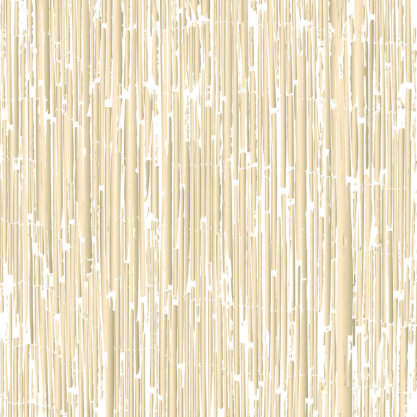 vector illustration design of Old bamboo fence texture background - Vector, Image