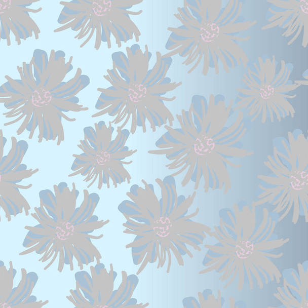 vector ilustración diseño de flores pastel patrón de textura sin costuras
  - Vector, imagen
