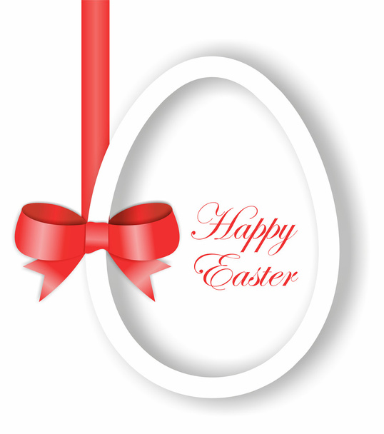 White paper Easter bunny - Foto, imagen