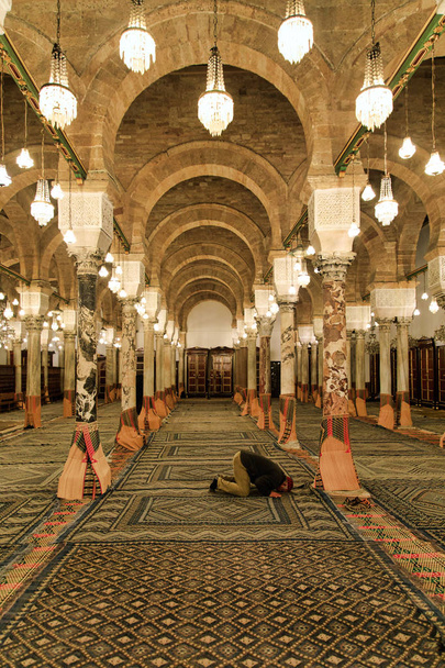 Muslim Man in Prayers at the Mosque - Photo, Image