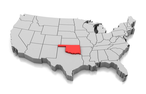 Карта штата Оклахома, США
 - Фото, изображение