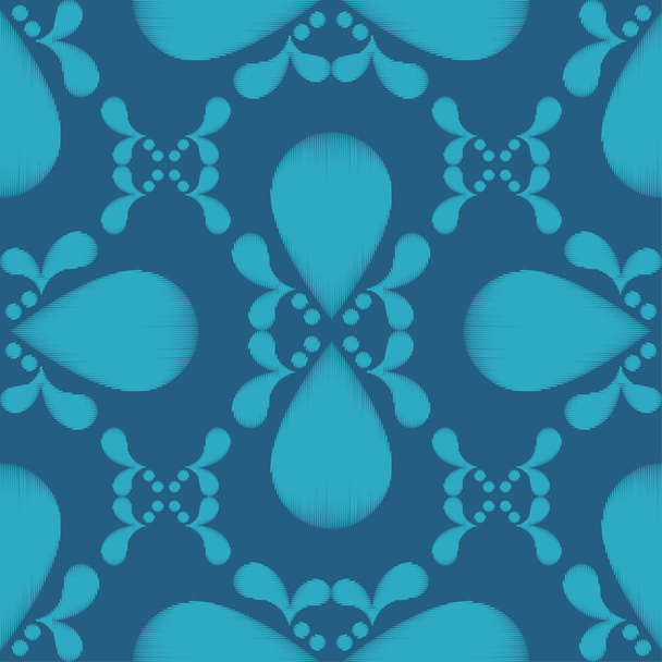 Ethnic boho seamless pattern. Scribble texture. Folk motif. Textile rapport. - ベクター画像