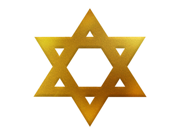 Звезда Давида 3D еврейского происхождения знак религии
 - Фото, изображение