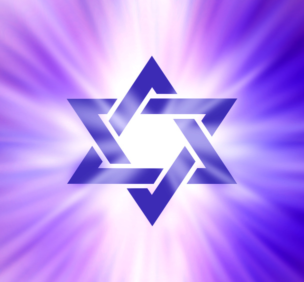 Star of David 3D Juutalainen tausta merkki uskonnon
 - Valokuva, kuva