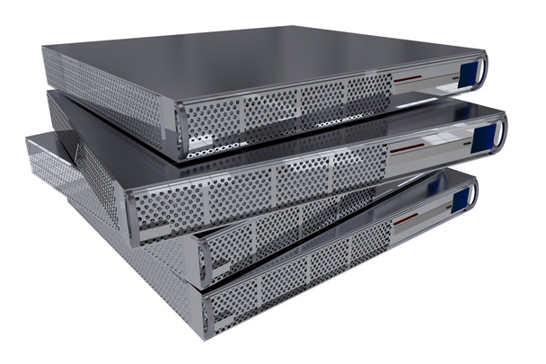 Modern Servers 3D - Photo, Image