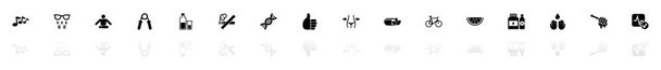 Health - Flat Vector Icons - Vector, Image
