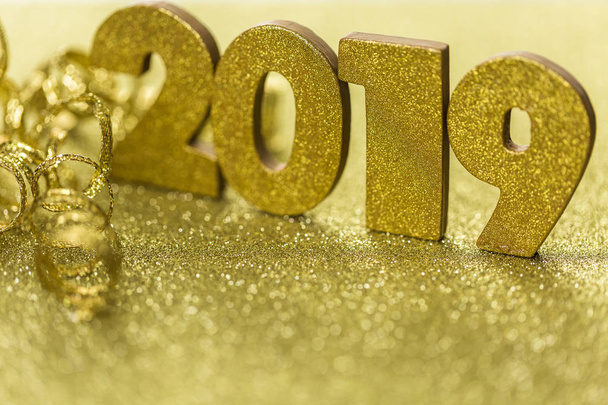 2019 Year numbers - Foto, afbeelding