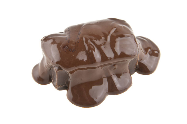 caramelo de chocolate aislado sobre fondo blanco - Foto, Imagen