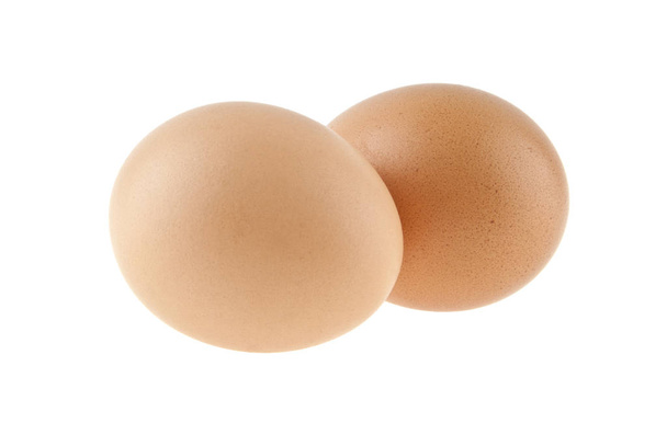 huevo de gallina aislado sobre fondo blanco - Foto, imagen