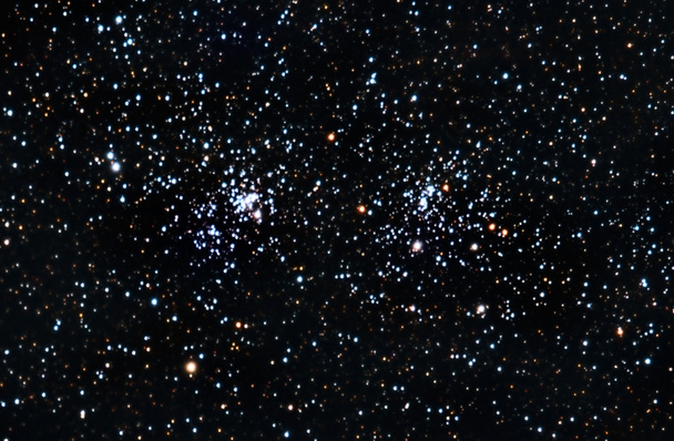 Starfield. Çift yıldız kümesi - Fotoğraf, Görsel