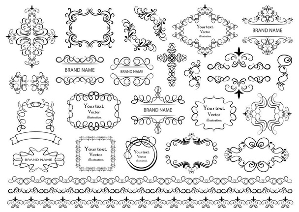 Set von Vektorgrafik-Elementen für das Design - Vektor, Bild