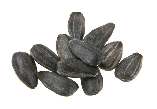 Sunflower seeds isolated on white background - Photo, Image