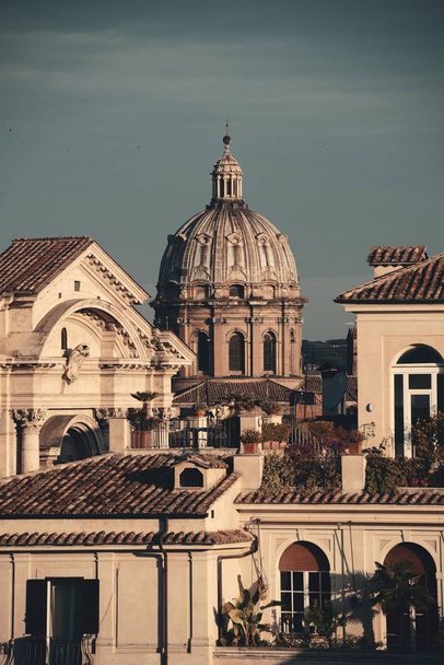 Rooftop view of Rome - Fotoğraf, Görsel
