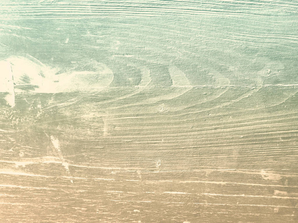 Retro wood background with soft beige green grain texture - Photo, Image
