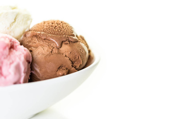 アイスクリームのスクープ - 写真・画像
