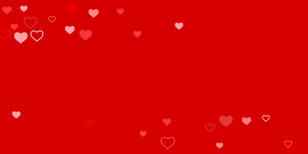 Coeur de confettis joliment chaotiques chutes
  - Vecteur, image