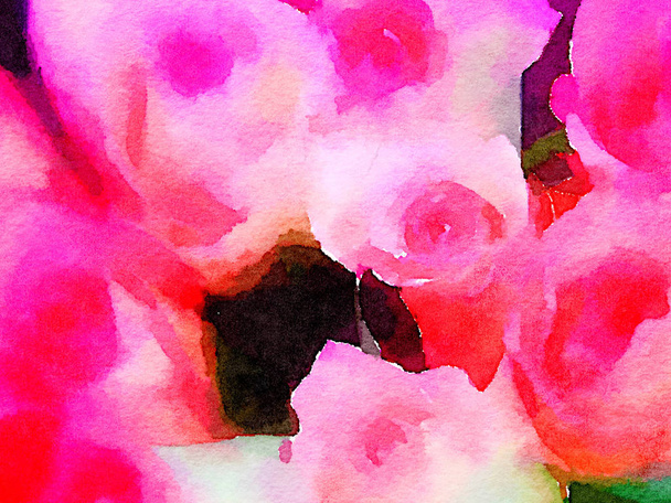 Pretty Bunch of pink Roses - Fotografie, Obrázek