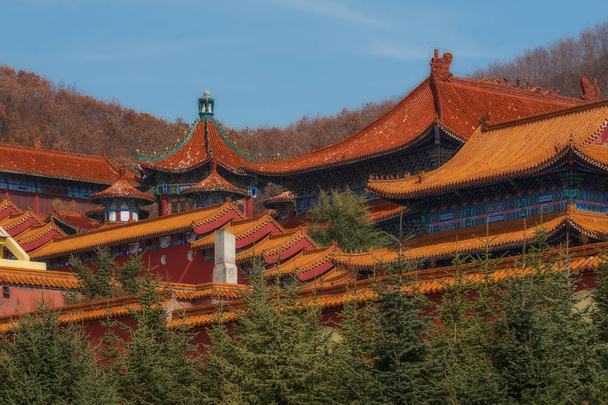 Монастир в китайське міської адміністрації і храм Цзін - Фото, зображення