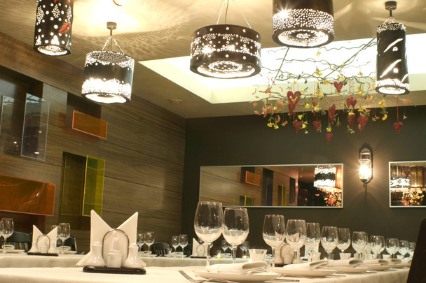 Restaurant before the beginning of banquet - Foto, imagen