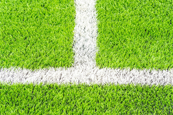 Campo de fútbol fútbol hierba
 - Foto, Imagen