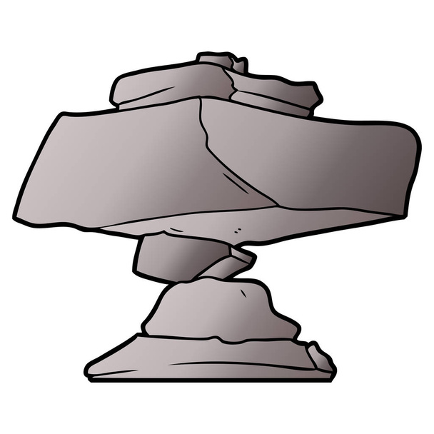 vector illustration of cartoon rocks - Vector, Image